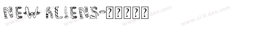 New Aliens字体转换